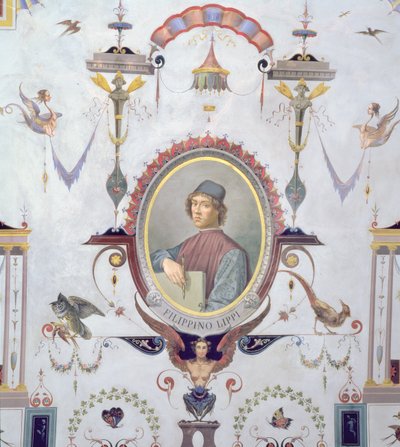 Porträtt av Filippino Lippi (ny) av Pietro Pezzati