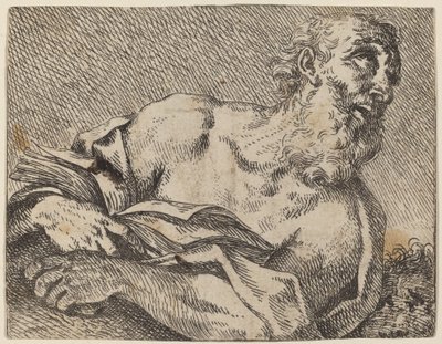 Sankt Jerome av Pietro Rotari after Antonio Balestra