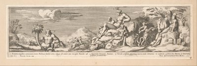 Allegori över rutten mellan Rom och Florens Kejsar Konstantins historia (serietitel) av Pietro Sante Bartoli