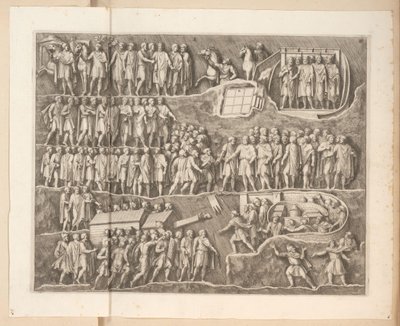 Reliefer på Septimius Severus båge i Rom av Pietro Sante Bartoli