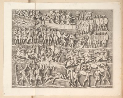 Reliefer på Septimius Severus båge i Rom av Pietro Sante Bartoli