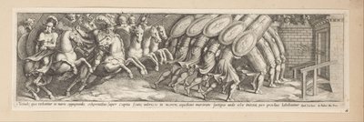 Soldater på attack Kejsar Konstantins historia (serietitel) av Pietro Sante Bartoli
