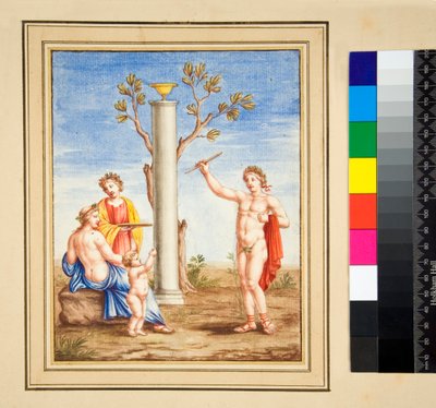En scen av offer av Pietro Santi Bartoli