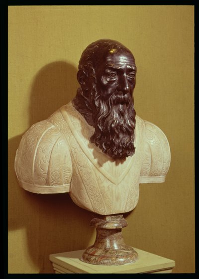 Porträttbyst av Jean de Bologna (ca 1529-1608) 1608 (brons och marmor) av Pietro Tacca