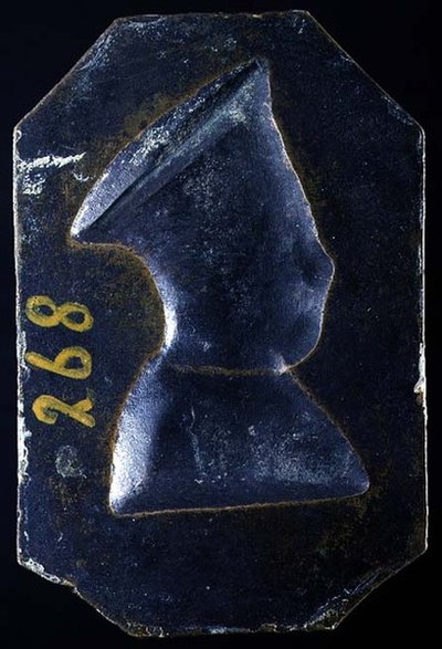 Plakett av Ludovico Gonzaga (1441-1478) (verso) (brons) (för recto se 122328) av Pietro Tafano