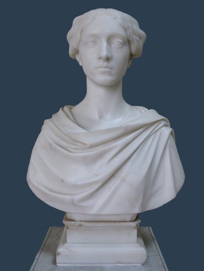 Porträttbyst av grevinnan Tatyana Stroganova, 1853 av Pietro Tenerani