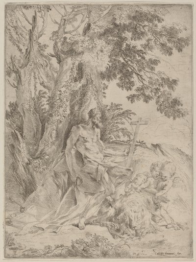 Sankt Jerome av Pietro Testa