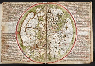 Karta över världen, ca 1320-25 (vellum) av Pietro Vesconte