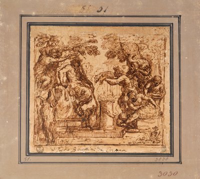 Studera för erbjudandet att panorera av Pietro da Cortona