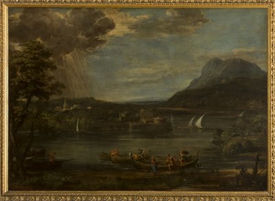 Landskap med Sankt Peters kallelse av Pietro da Cortona