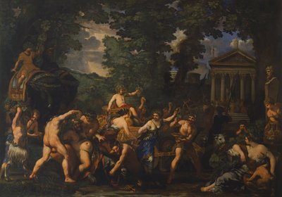 Bacchus triumf, av Pietro da Cortona (1596-1669) av Pietro da Cortona