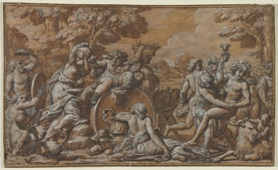 Bacchanal, 1600-tal. av Pietro da Cortona
