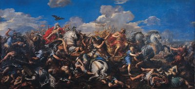 Slaget vid Alexander mot Darius, 1644-1655 av Pietro da Cortona