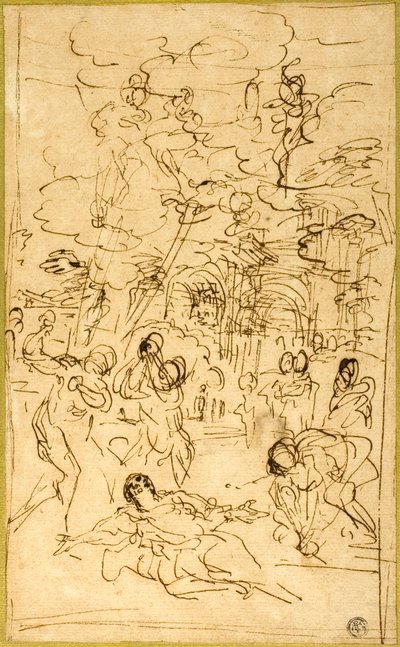 Sankt Stefans martyrskap av Pietro da Cortona