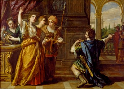 Semiramis ed, c1623-1624 av Pietro da Cortona