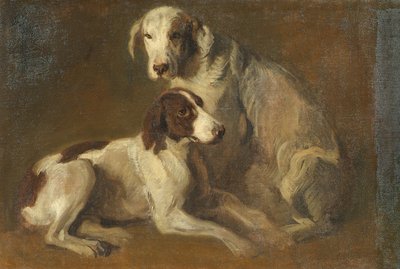 hundstudie av Piotr von Michalowski