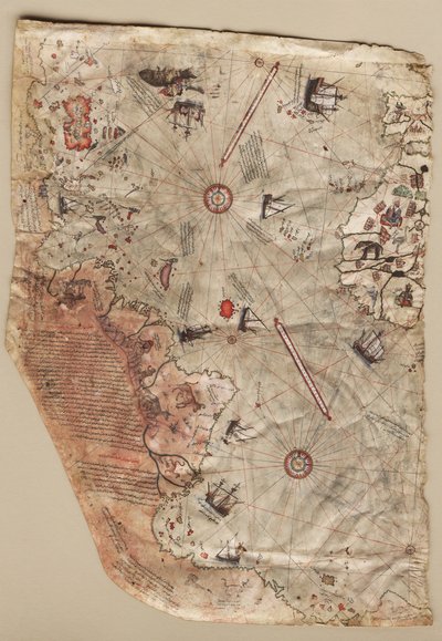 Piri Reis världskarta, 1513 av Piri Reis