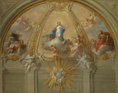 Obefläckad avlelse, c.1730 av Placido Costanzi