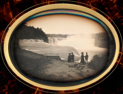 Daguerreotypi av Niagarafallen av Babbitt, ca 1855 (daguerreotypi) av Platt D. Babbitt