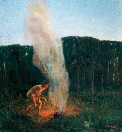 Rökpelare av Plinio Nomellini
