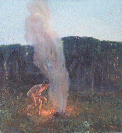 Rökpelaren av Plinio Nomellini
