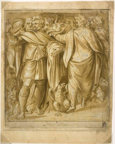 Offerscen av Polidoro da Caravaggio