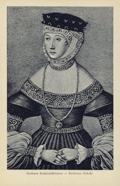Barbara Radziwis huvud av Polish School