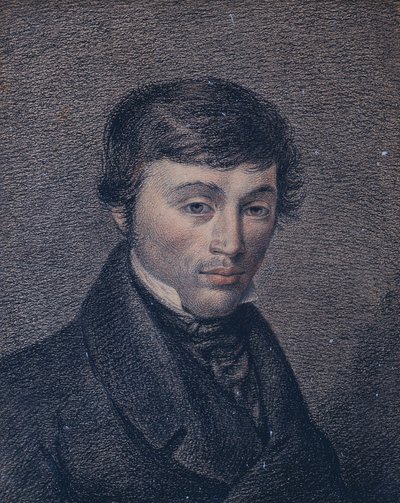 Porträtt av Adam Bernard Mickiewicz (1798-1855) av Polish School