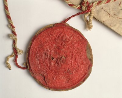 Sigill av kung Wladyslaw IV (1595-1648) av Polen, ca 1633 (vax) av Polish School