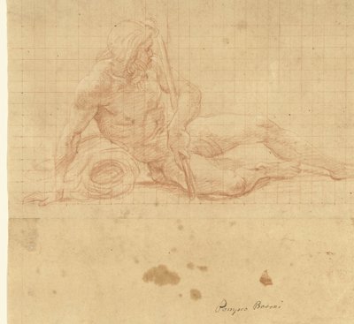 Liggande flodgud av Pompeo Batoni