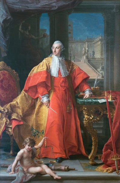 Porträtt av Abbondio Rezzonico av Pompeo Girolamo Batoni