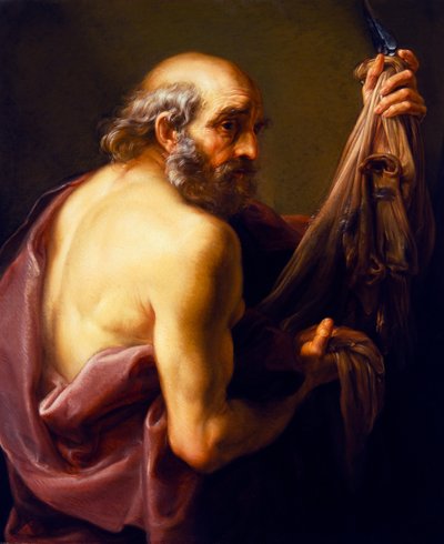 Sankt Bartolomeus (halv längd) av Pompeo Girolamo Batoni