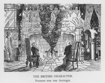 Den brittiska karaktären, Passion for the Antique (litho) av Pont