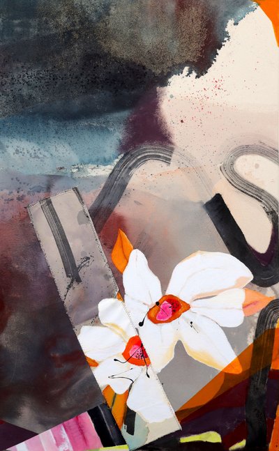 Färgsprakande abstrakta blommor av Poonam Choudhary