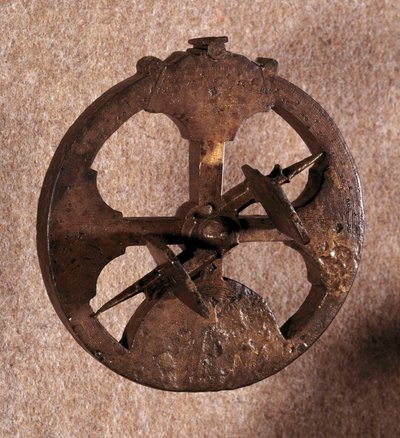 En astrolabium, ett astronomiskt mätinstrument som används av navigatörer. Tillverkad i Portugal. 1648. av Portuguese School