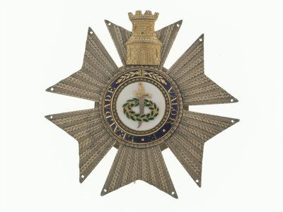 Badge, Order of the Tower and Sword, Portugal, General Sir Galbraith Lowry Cole av Portuguese School