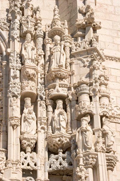 Detalj från South Portal av Portuguese School