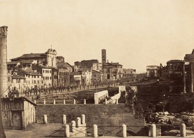 Forumet, Rom, 1853-56. av Possibly by Jane Martha St. John.