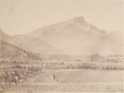 [Avgång till Jaktgraven av Khan av Khiva], 1840-60-talet. av Possibly by Luigi Pesce.