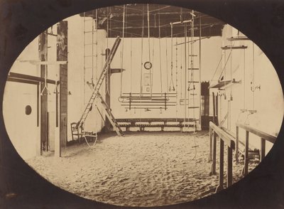 López Gymnasium, Sevilla, ca. 1860. av Possibly by Luigi Pesce.