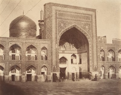 [Imamen Rizas huvudport, Mashhad, Iran], 1850-talet. av Possibly by Luigi Pesce.