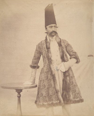 [Nasir al-Din Shah], 1840-60-talet. av Possibly by Luigi Pesce.