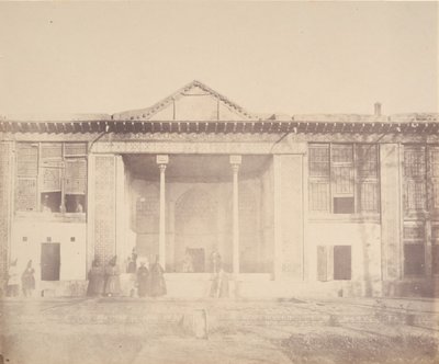 [Shahens palats, Teheran, Iran], 1840-60-talen. av Possibly by Luigi Pesce.