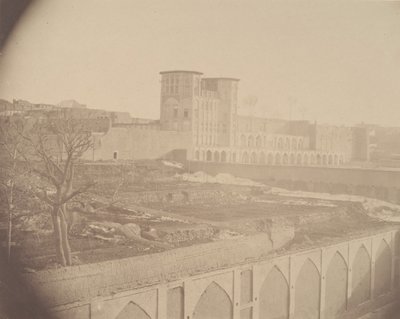 [Utsikt över Kermanshah, Kurdistans huvudstad], 1840-60-talen. av Possibly by Luigi Pesce.