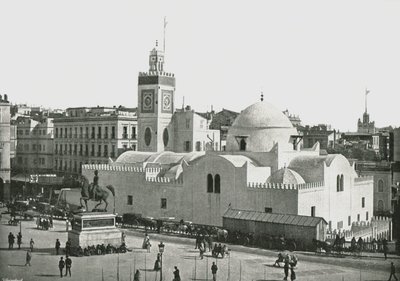 Djamaa al-Djedid, Alger, Algeriet, 1895. av Poulton and Co