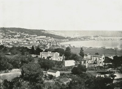 Utsikt från Mustafa, Alger, Algeriet, 1895. av Poulton and Co