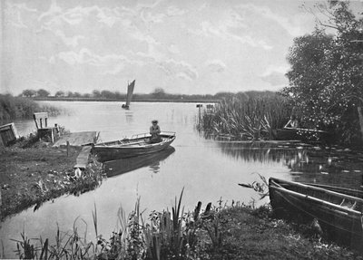 Wroxham Broad, Norfolk, c1896 av Poulton and Co