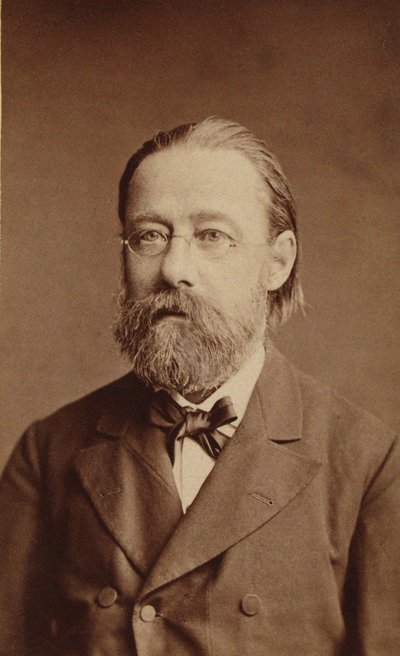 Porträtt av kompositören Bedrich Smetana, 1878. av Prague . Photo studio J. Mulac