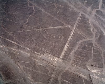 Flygfoto över Nazca-linjerna (fotografi av Prehistoric Prehistoric
