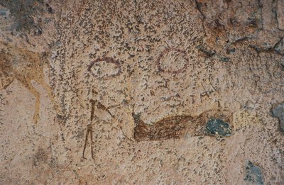 Människofigurer (grottmålning) av Prehistoric Prehistoric